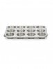 Forma na 12 Muffinek Patisse Silver-Top 35cm Stal Skandia